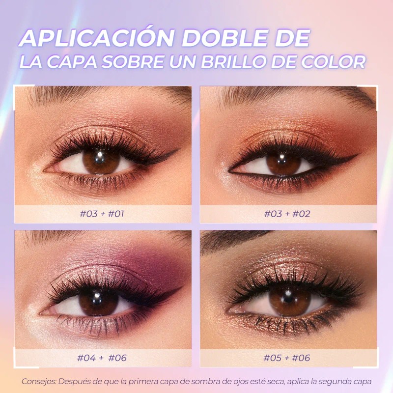 Sace Lady Sombra Líquido De Ojos, Brillo, Resistente Al Agua