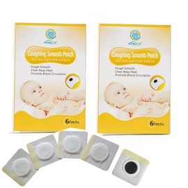 KONGDY 12pcs Cough Patches, Relieves Discomfort Caused by Coughing, Honey Sticker for Adult Child
