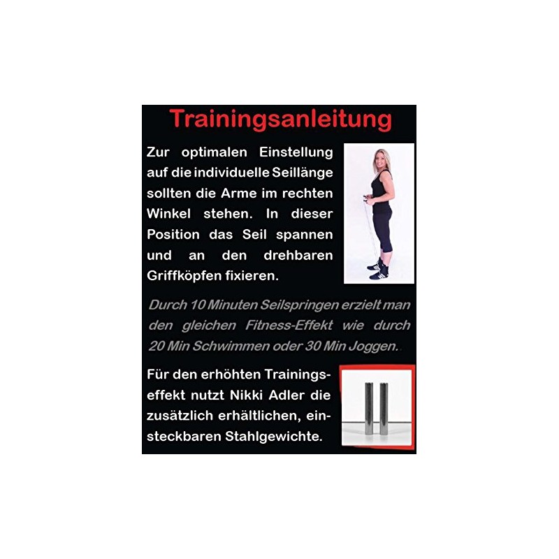 Super Jump Professional Skipping Rope 280 cm Plastic Rope