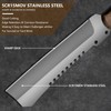Machete w Sheath for Yard Work, 15'' Full Tang Camping