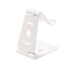Adjustable Smartphone and Desktop Stand, Black (White)