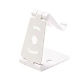 Adjustable Smartphone and Desktop Stand, Black (White)