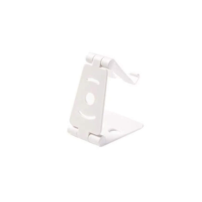Adjustable Smartphone and Desktop Stand, Black (White)