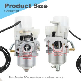 SYOWADA 16100-Z0D-D03 Carburetor, Carb Kit with Fuel Filter Spark Plug Replacement for Honda EB2000i EU2000i EU2000iK1 EU2000iT1 Generator Carb Replaces 16100-Z0D-D01 16100Z0DD01