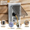 2Pcs Recessed Outlet Box, DBVS1C-1 Low Profile Electrical Boxes, Wall