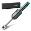 KOEORWS 1/2 Inch Drive Digital TorqueWrench, 5.02-99.57Ft.lb/6.8-135N.m, Electronic Torque Wrench
