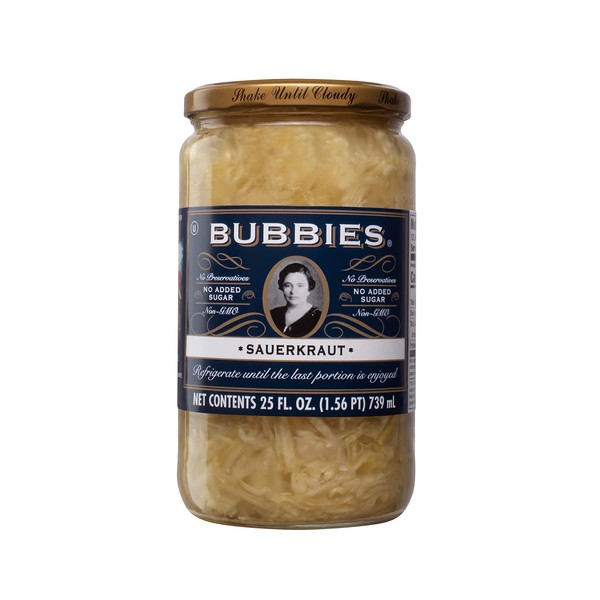 Bubbies Sauerkraut, 25 Ounce