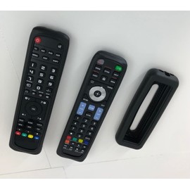 Piccolo tecnidea Universal Elastic Rubber Protection for Remote Controls - Dimensions from Minimum to Maximum: Width from cm 3.5 to cm 5.5 - Length from cm 14 to cm 19