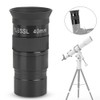 Black Metal 40mm 1.25inch Multilayer Wideband Coating Monocular Eyepiece for