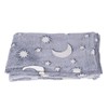 1.5x2m Luminous Blanket Double Side Flannel Star Moon Design Soft