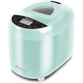 Elite Gourmet EBM8103M Programmable Bread Maker Machine 3 Loaf Sizes, 19 Menu Functions Gluten Free White Wheat Rye French and more, 2 Lbs, Mint