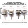 Royal Kraft Vintage Hand Painted Ceramic Pull Knobs for Kitchen