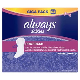 Always Profresh Slipeinlagen Normal, 64 Stück