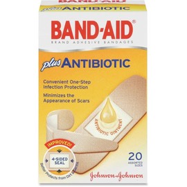 Band-Aid Band-Aid - 5570 Brand Bandages with Neosporin Antibiotic Ointment, Assorted Sizes, 20 ct