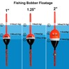 THKFISH Fishing Floats and Bobbers Balsa Wood Floats Spring Bobbers