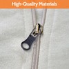 BACSHBY 24 Pcs Zipper Pull Replacement Detachable Metal Zipper Pulls