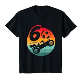 Kids 6th Birthday I 6 Year Old I Gaming I RC Cars I Soccer Ball T-Shirt