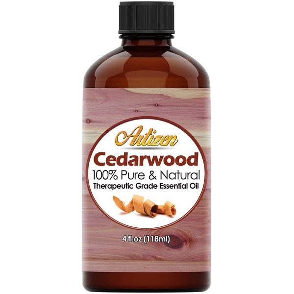 Artizen 4oz Oils - Cedarwood Essential Oil - 4 Fluid Ounces