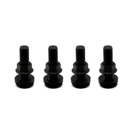 VanEssential L-Track Single Stud Bolt M10 x 1.0 Thread (Metric) 38mm / 1.5 inch Venture Track Accessory Black - 4 pcs