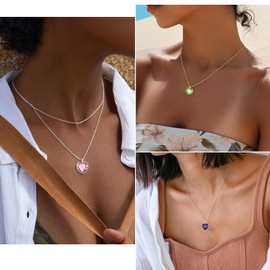 FindChic Heart Vile Necklace Necklace Urns for Ashes for Women