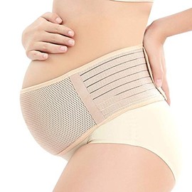 Cintura de maternidad Charlemain Faja de Embarazo Protección de apoyo Fajas de Cintura y Abdomen para la espalda - Banda para el vientre transpirable que proporciona alivio del dolor de cadera, pelvis, lumbar y espalda