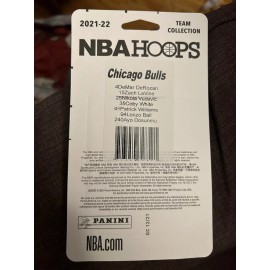 Chicago Bulls 2021 2022 Hoops Team Set Levine Lonzo Ayo Dosunmu Rookie Card #240