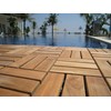 Bare Decor BARE-WF2009 Solid Teak Wood Interlocking Flooring Tiles (Pack