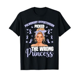 Awareness Month Warrior Princess Pulmonary Hypertension T-Shirt