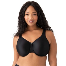 Wacoal Women's Basic Beauty Underwire Bra, Black, 32D