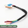 LQI Junction Block Connector with Aux Switches Wires Compatible with