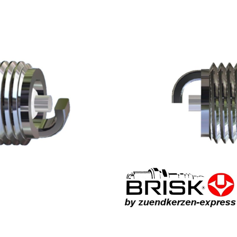 BRISK Premium Racing AR12C-OE 2157 Zündkerzen, 4 Stück