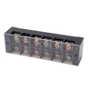Electrical Terminal Strip Block Thickened 100A 600V Dual Row 6