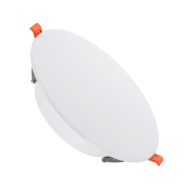 PATIKIL 185mm / 7.3" Diameter Spring Ceiling Hole Cover Plate, 1 Pack Downlight Hole Trim Wall Mount Decorative Cap Access Panel for 2-3.3" Round Ceiling and Wall Openings, White