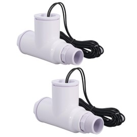 Seweder SS1 Float Switch Condensate Overflow Switch with 3/4 Inch Adaptor and 6FT Wire for HVAC Drain Pan Condensate Detection (2PCS)