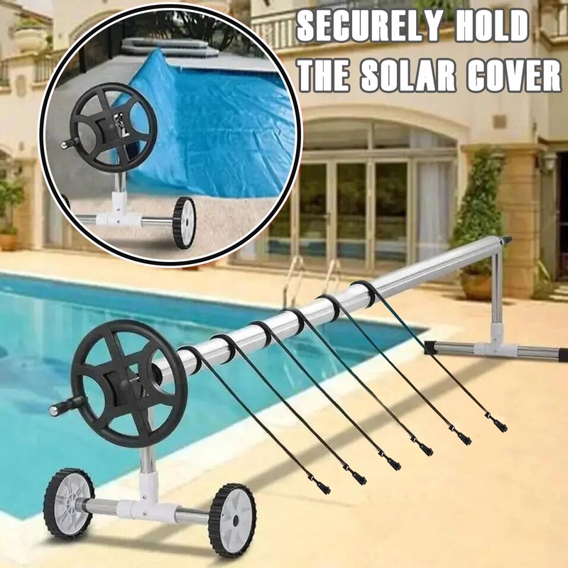 24-Pack Solar Cover Reel Attachment Set for Inground Pools, Includes