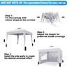 SANWAY 10x10 Pop Up Canopy Tent with Sidewalls x 4