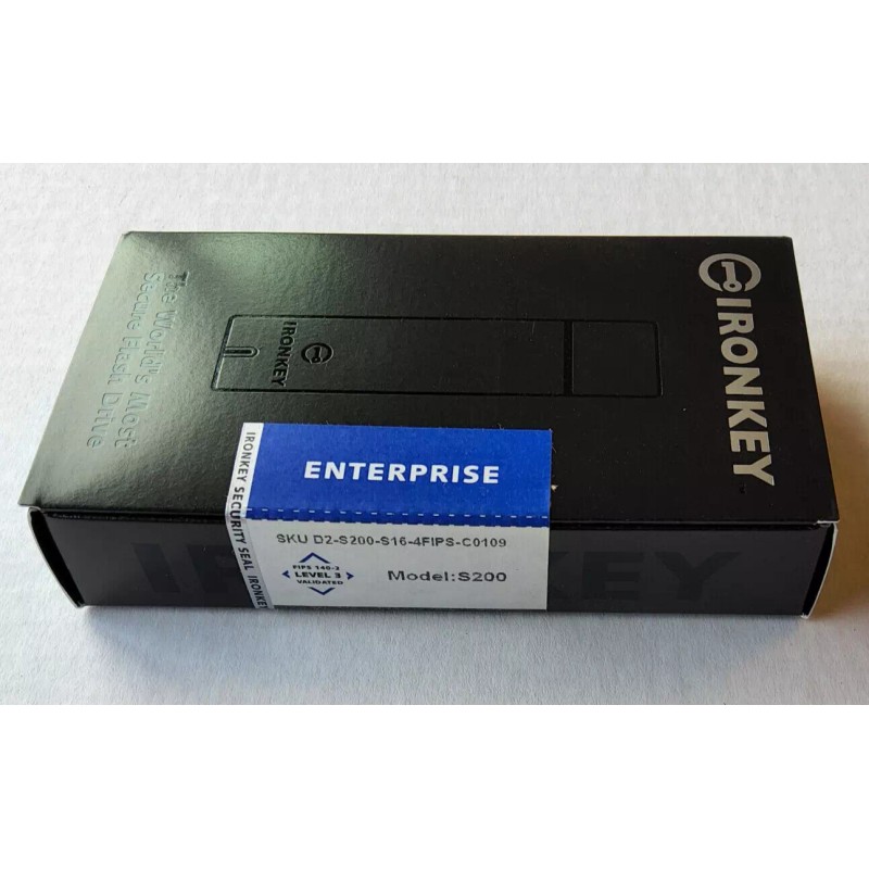 IronKey ENTERPRISE S200 16GB Secure USB Flash Drive Level 3