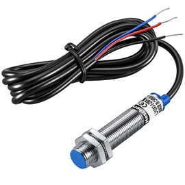 Heschen M12 Inductive Proximity Sensor Switch Shield Type LJ12A3-2-Z/BX Detector 2mm 10-30VDC 200mA NPN Normally Open(NO) 3 Wire