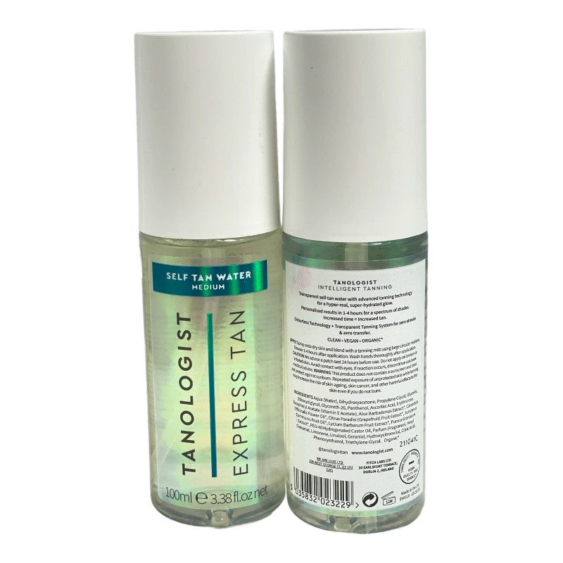 Tanologist Express Tan Self Tan Water Medium 100ml/3.38fl.o