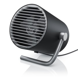 CSL - USB-Tischventilator, USB Ventilator, Mini-Ventilator mit 2 Geschwindigkeiten, 30° neigbar, energiesparend (1W), leiser Tischventilator für Büro