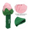 Rose Golf Head Cover Plush Flower Golf Club Headcover Home