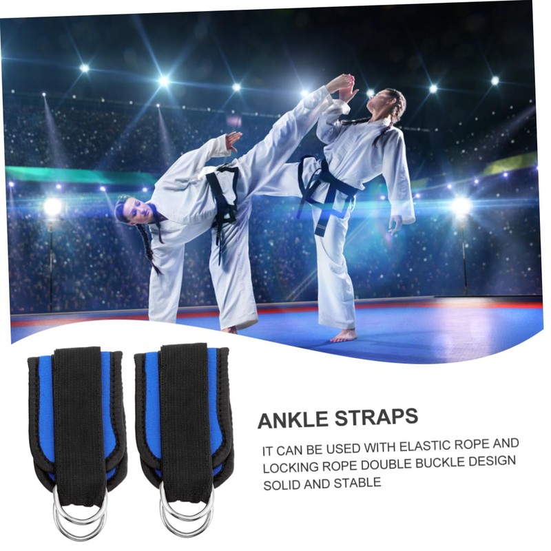 BESPORTBLE Cable Machine Ankle Straps 2 Pack D-Ring Ankle Belt