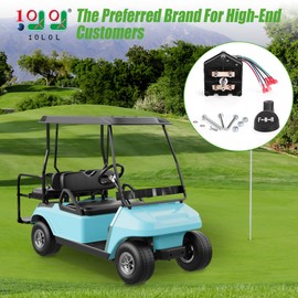 10L0L Golf Cart Heavy Duty Golf Cart Forward and Reverse Switch Assembly with Shift Handle for 48V Club Car DS 1996-up, ABS Copper Material, Replace OEM 101753005, 1012987