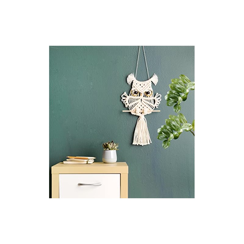 Little Knotting Moments: Macrame Latch Set - Cute Owl