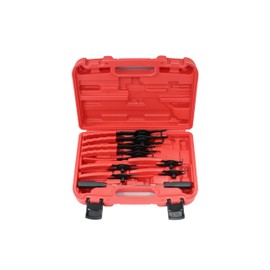8milelake 10pcs Snap Ring Plier Set, Internal & External Circlip Pliers Set, Retaining Ring Circlip C Clip Pliers, Combination Retaining Clip Car Truck Motorcycle