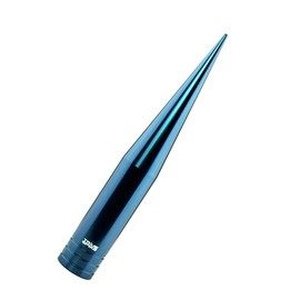 TRUE SPIKE Fat Spike Blue Antenna in Heavy Gauge CNC Machined Billet Aluminum Short Compatible with Ford F150 F250 F350 F450 F550 F650 1997-2025