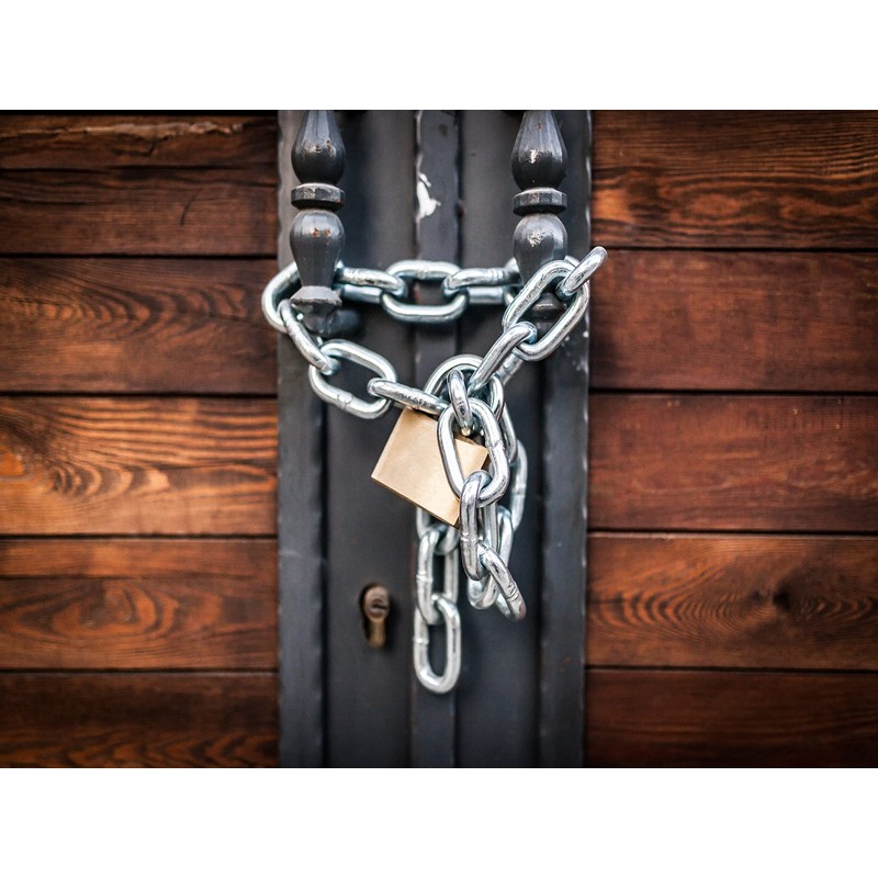 2 Pcs 5/32 x 23 Inch Link Chain 304 Stainless