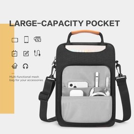 NIDOO 14 Inch Laptop Shoulder Bag Protective Messenger Carrying Case for 13.6" 13" MacBook Air/ 14" MacBook Pro/Surface Laptop 6 5/ ThinkPad X13 L13 L14 E14 T14s P14s/ Yoga 7/ XPS 14/ Inspiron 14