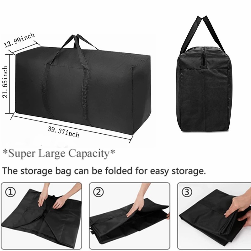 Extra Large Storage Bag for Moving 2 PCS Travel Bag
