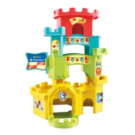 Clementoni 17226 Baby Roll and Drop Fun Castle, Multi Colour